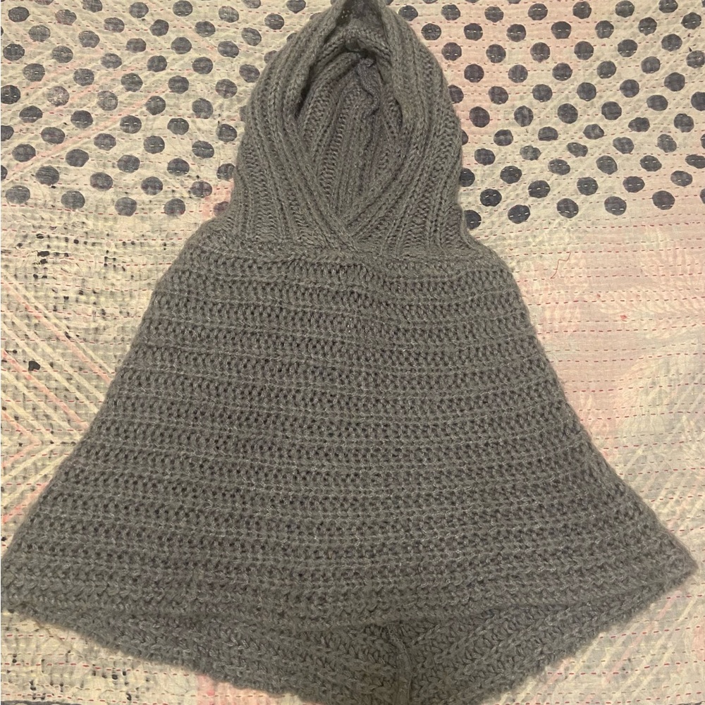 Cozy Hand-Knit Hooded Pullover